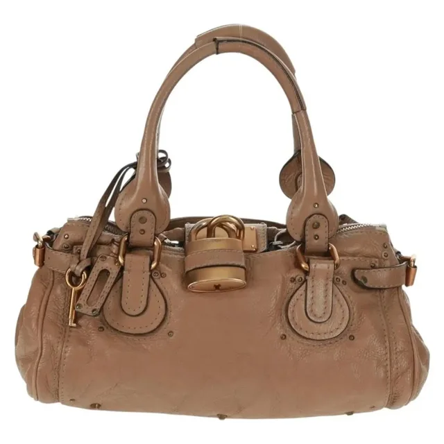 Chloé Leather Paddington Handbag Brown from Grailed