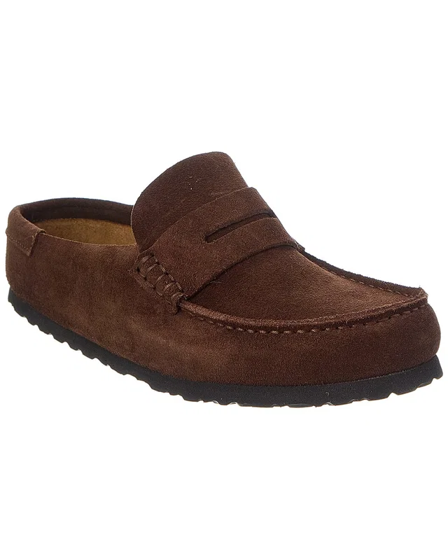Birkenstock Naples Narrow Wrapped Suede Clog, image 1 of 1 from Rue La La