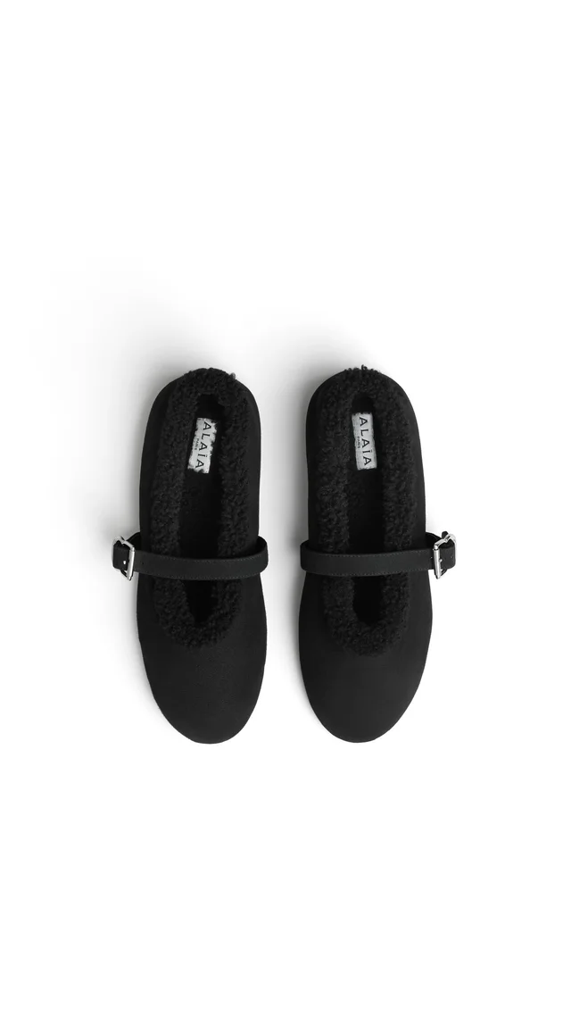 Alaia Round-toed ballet shoes, photo 2 of 3 from SENSER