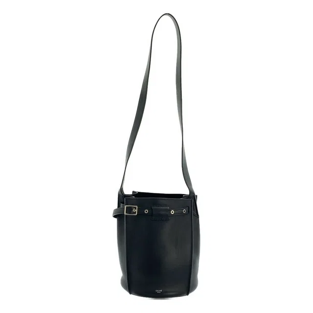 Celine Classic Box Small Shoulder Bag Black in Black from The Reluxe