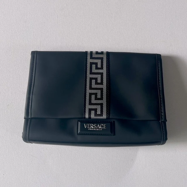 Versace Fragrances Black Silver Cosmetic Bag in black from Poshmark