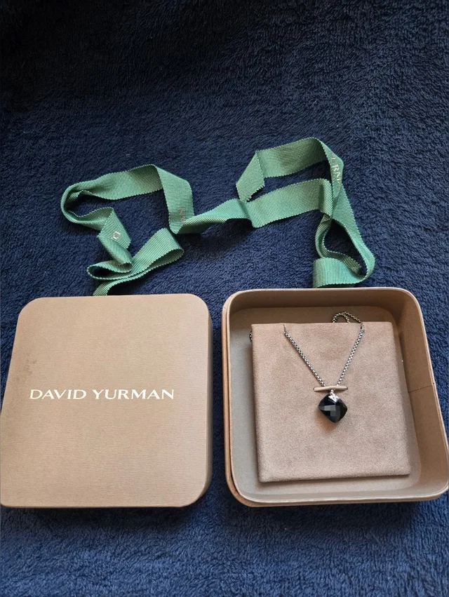 David Yurman Onyx And Diamond Chatelaine Pendant Necklace in black from Poshmark