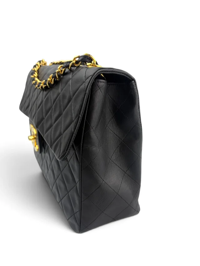 Chanel Vintage Maxi Single Flap in Lambskin from Season 2 Consign, photo 4 of 13