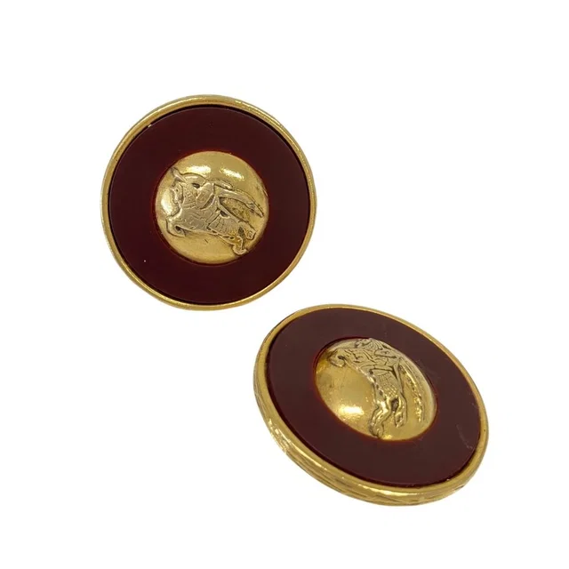 Burberry Burberrys Vintage Round Earrings from LuxUness