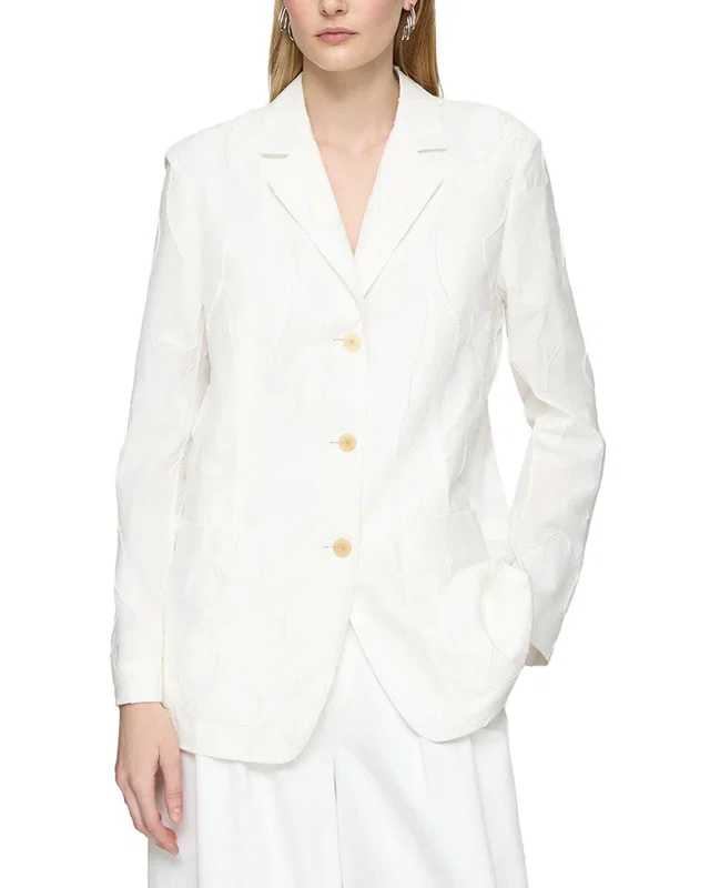 Lafayette 148 New York Plus Patch Pocket Single Breasted Blazer, image 1 of 1 from Gilt