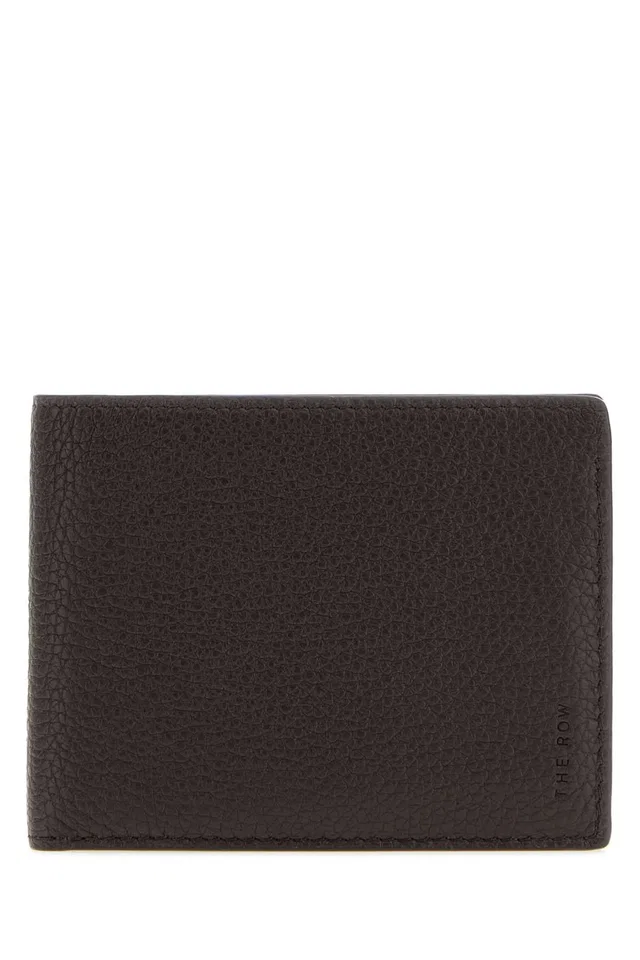 The Row Wallet — Brown Exterior: Leather in Brown Leather from HEWI