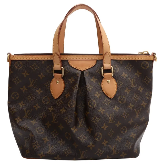 Louis Vuitton 2012 Canvas Monogram Palermo PM Brown in Brown Canvas from VINTAGE QOO TOKYO, photo 2 of 2