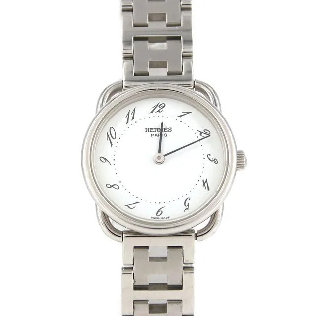 Hermès Arceau SS Quartz Watch from The Reluxe