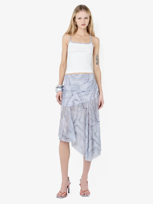 Bec&Bridge ETIENNE ASYM MIDI SKIRT - WOODGRAIN from BEC + BRIDGE, photo 1 of 1