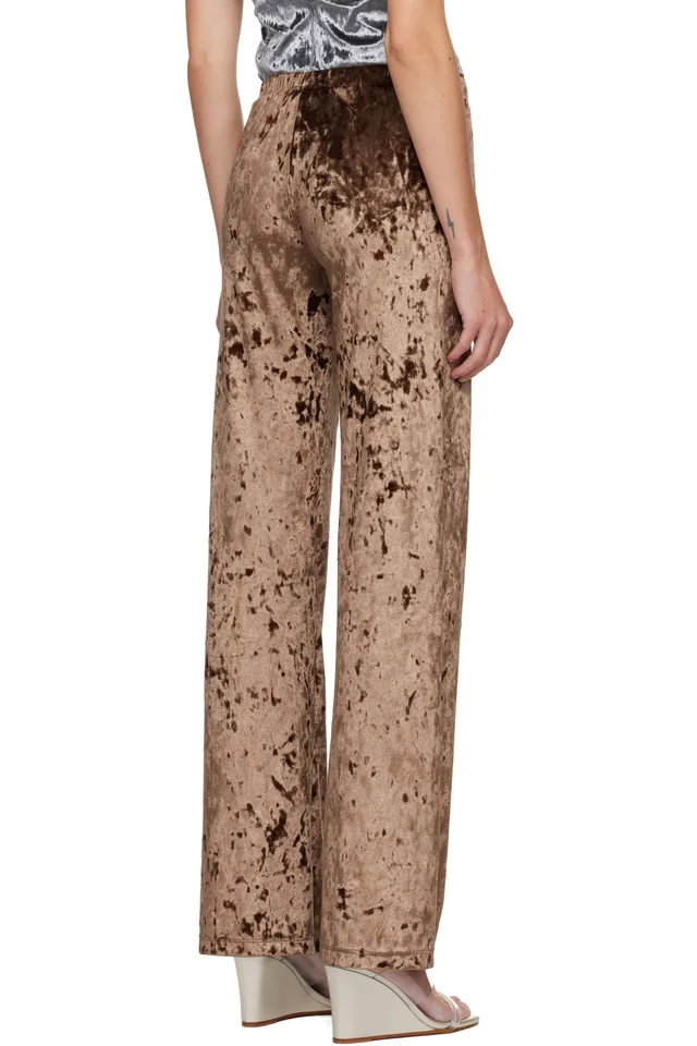 Maryam Nassir Zadeh Brown Dance Lounge Pants, photo 3 of 4 from SSENSE