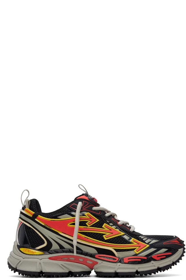 Black 'Be Right Back' Mesh Sneakers