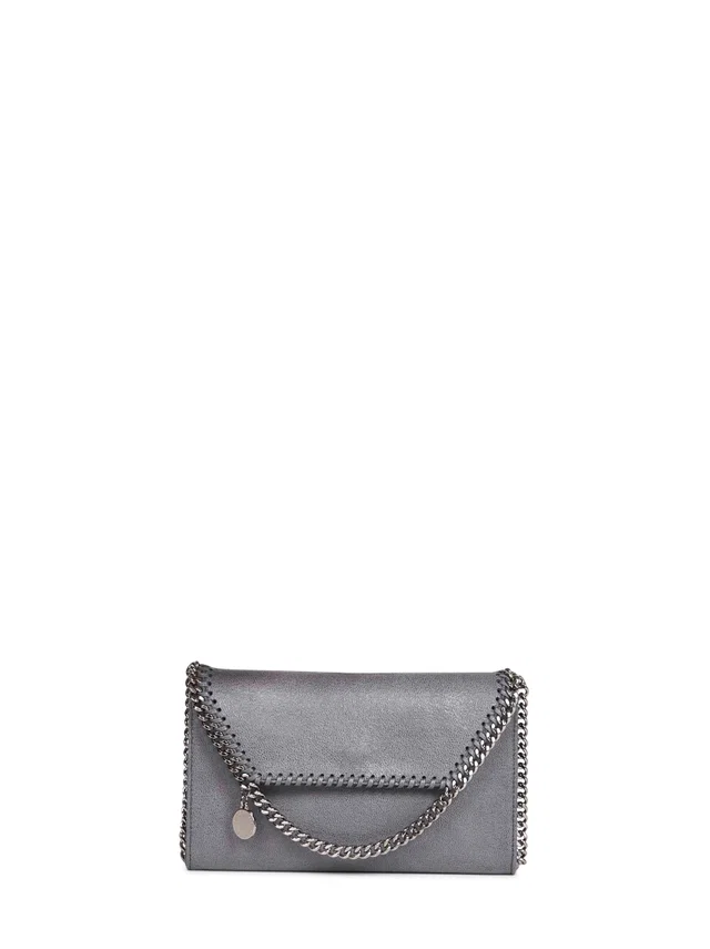 Stella McCartney Falabella Crossbody Bag — Grey Polyester in Grey from HEWI