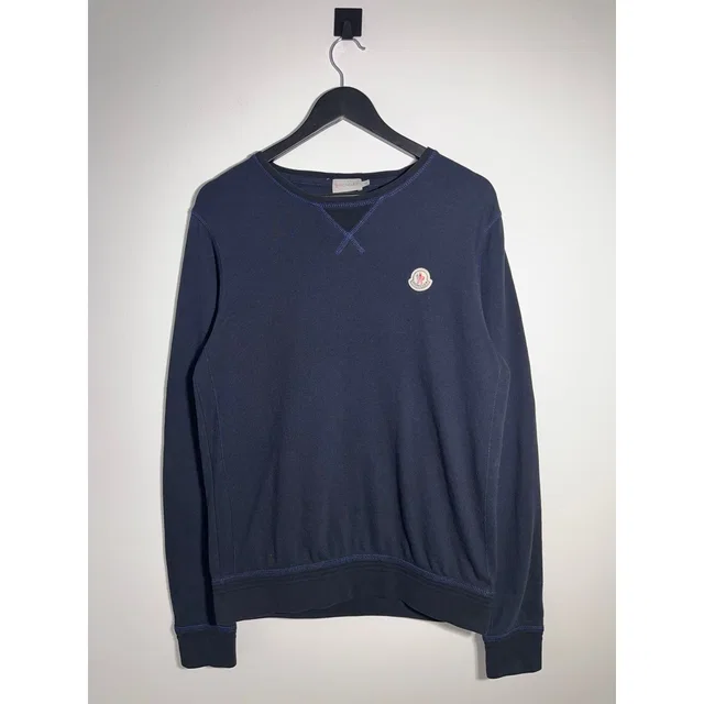 Moncler Sweatshirt Chest Logo Luxury France Casual 00S in black from Grailed