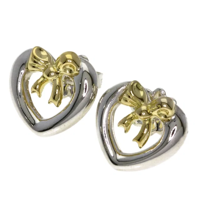 Tiffany & Co. Heart Bow Earrings 18K Yellow Gold in Yellow from The Reluxe