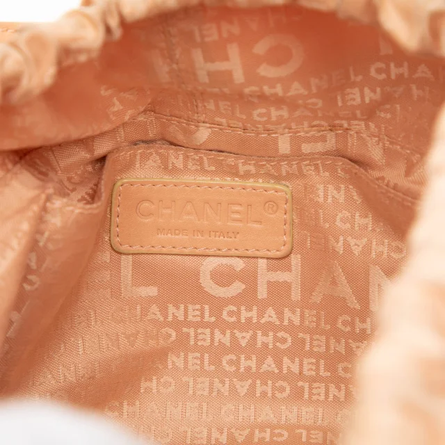 Beige Chanel Calfskin Square Stitch Tassel Hobo Handbag in Beige Calfskin from Designer Revival, photo 5 of 7