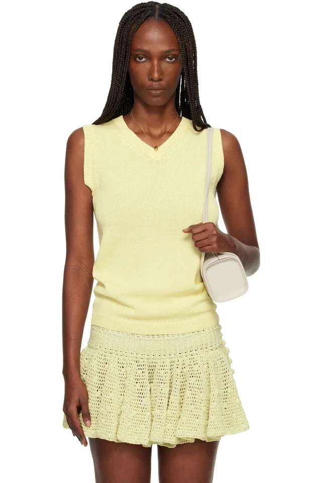 Judy Turner Yellow Bryony Vest, image 1 of 1 from SSENSE
