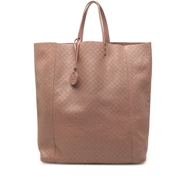 Brown Bottega Veneta Leather Intrecciomirage Butterfly Tote in Brown Leather from Designer Revival, photo 1 of 1