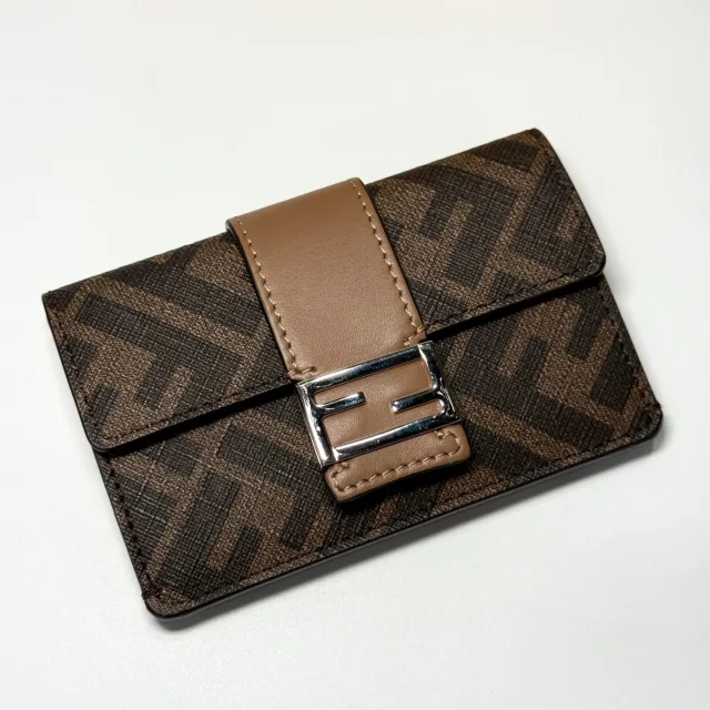 Fendi FF Zucca FF Coin purse in Coated canvas from Revivre