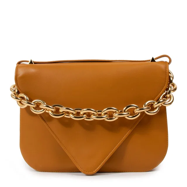 Bottega Veneta Mount Medium Cod Shoulder Bag in Leather from Labellov