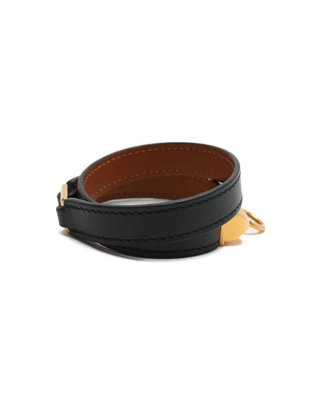 Hermès Rivale Double Tour Bracelet in Leather from A Retro Tale, photo 5 of 7