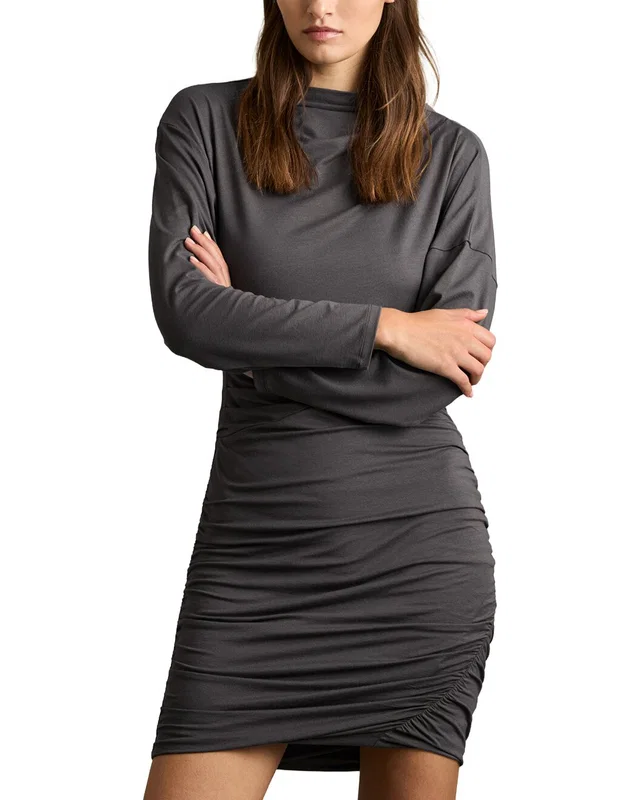 Reiss Ari Ruched Short Jersey Dress, image 1 of 1 from Rue La La