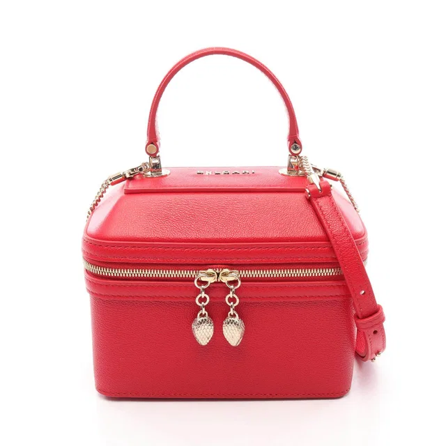 Bvlgari Serpenti Leather 2way Handbag in Leather from LuxUness