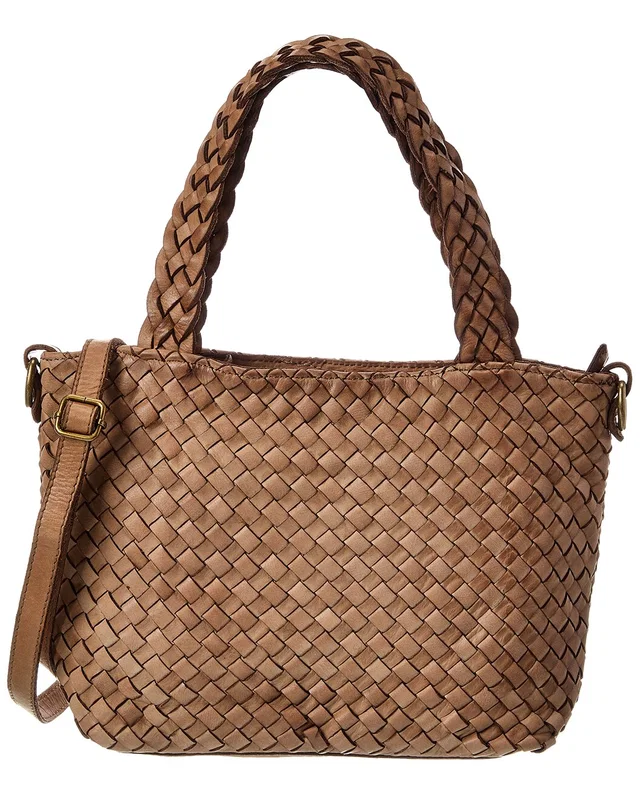 Isabella Rossetti Marie Hand Woven Leather Tote, image 1 of 1 from Gilt