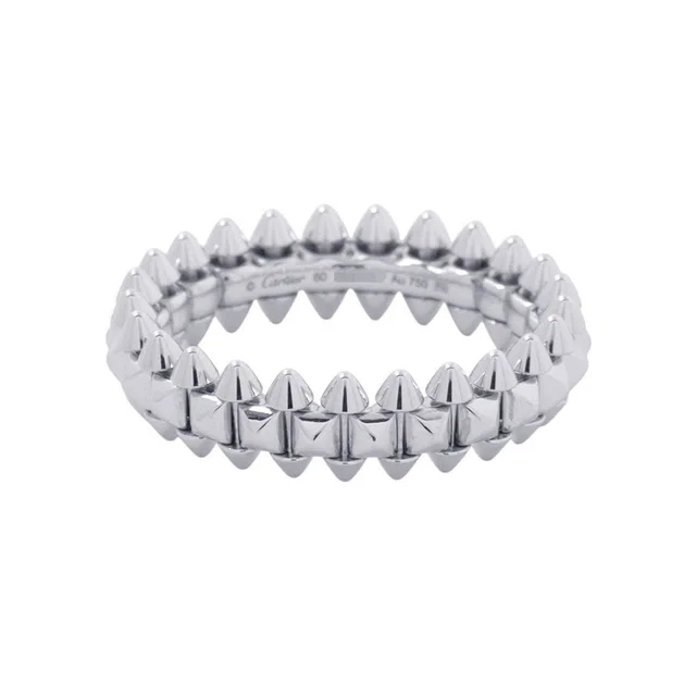 Ring Clash de Cartier SM 18k White Gold in White from The Reluxe