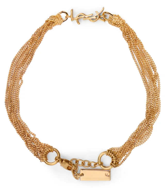 Saint Laurent Cassandre Bracelet — Gold Brass Bracelets in Gold from HEWI, photo 3 of 3