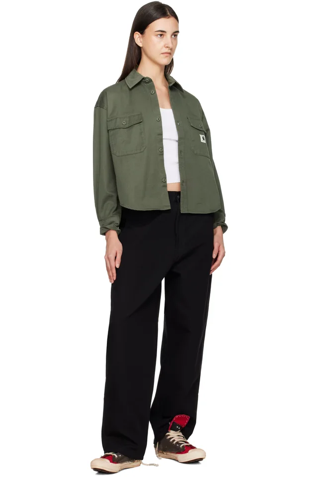 Carhartt Work In Progress Black Brandon Single Knee Trousers, photo 4 of 4 from SSENSE