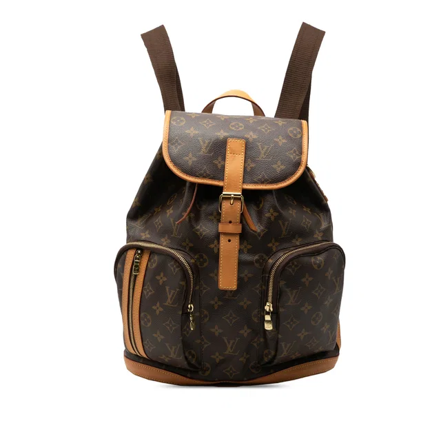 Brown Louis Vuitton Monogram Sac a Dos Bosphore in Brown Coated canvas from Designer Revival