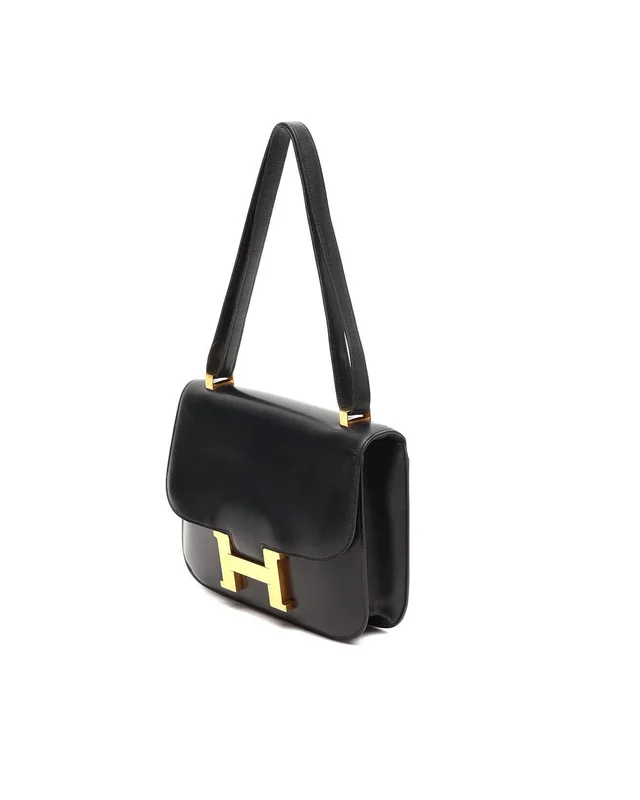 Hermès Box Constance 23 Shoulder Bag in Box leather from A Retro Tale, photo 2 of 11