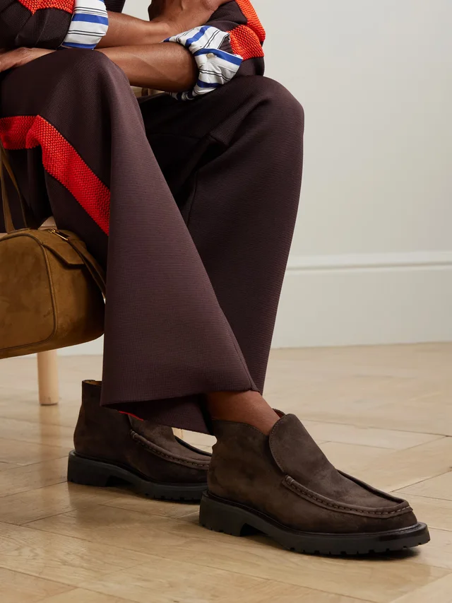 LEGRES 58 suede ankle boots in Brown, photo 2 of 2 from NET-A-PORTER (Canada)