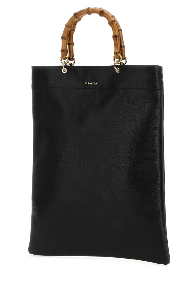 Jil Sander Shoulder Bag — Black in Black Leather from HEWI, photo 2 of 2