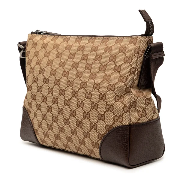 Beige Gucci GG Canvas Crossbody in Beige Canvas from Designer Revival, photo 2 of 2