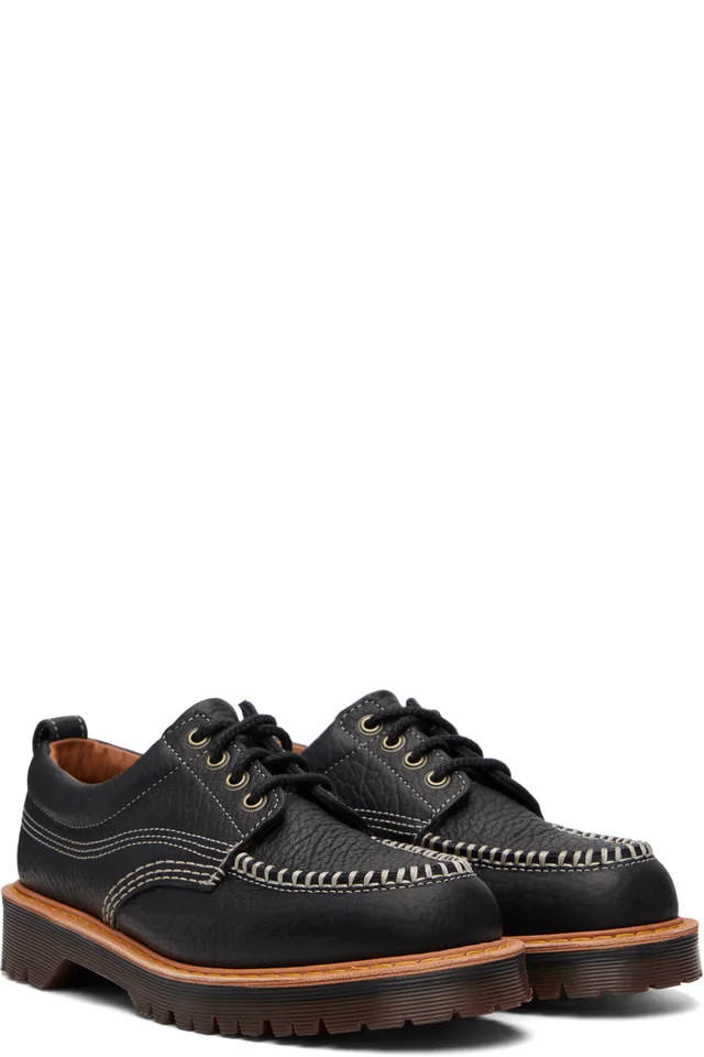 Dr. Martens Black Lowell Derbys, photo 4 of 5 from SSENSE