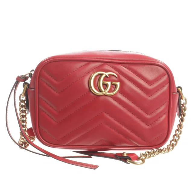 Gucci GG Marmont Camera Bag Schultertasche Rot in Rot from Buddy And Selly
