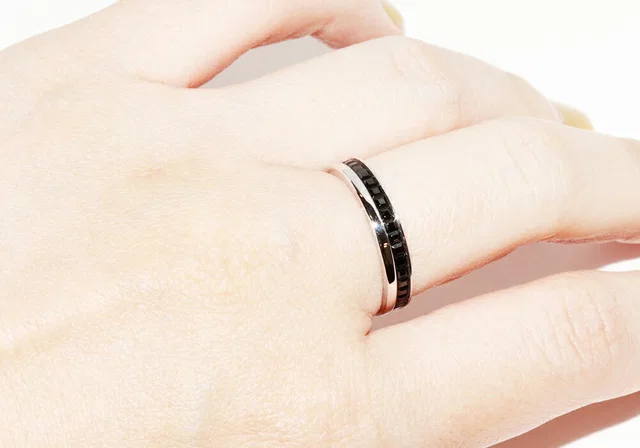 Boucheron Quatre Black Ring Au750 Ring in Black from LuxUness