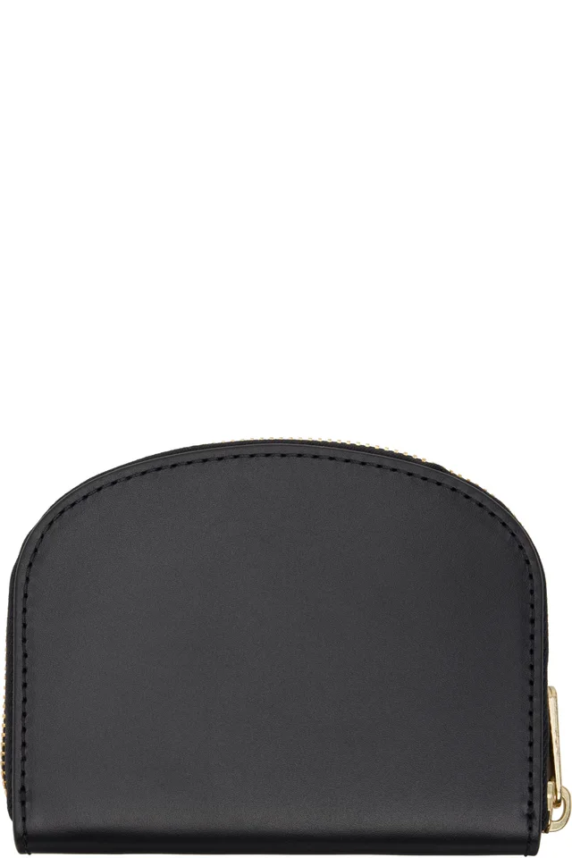 A.P.C. Black Demi-Lune Compact Wallet, photo 2 of 2 from SSENSE