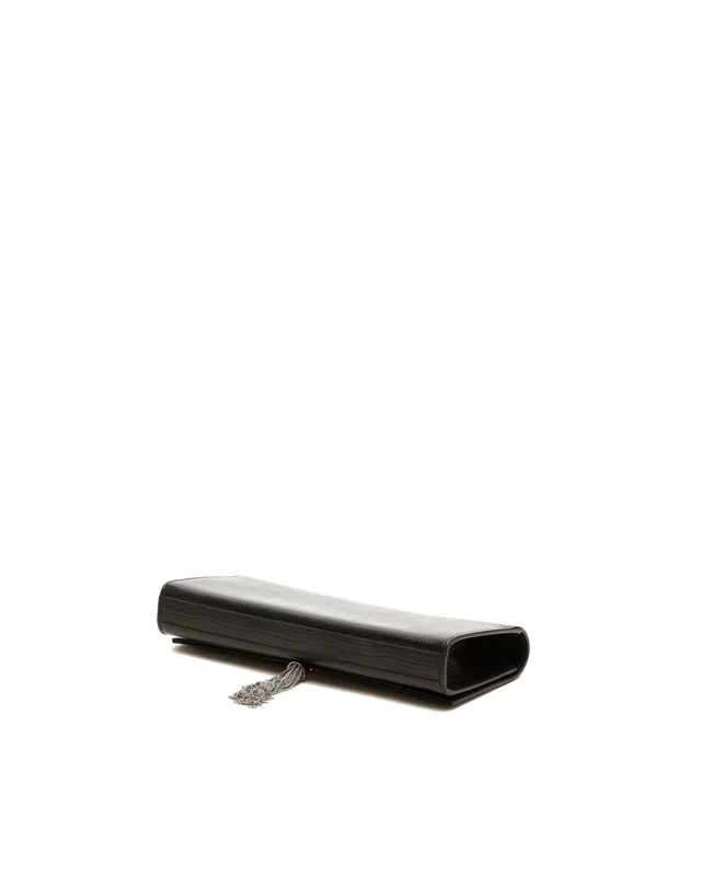 Saint Laurent Croc Kate Tassel Clutch Bag in Crocodile from A Retro Tale, photo 5 of 8