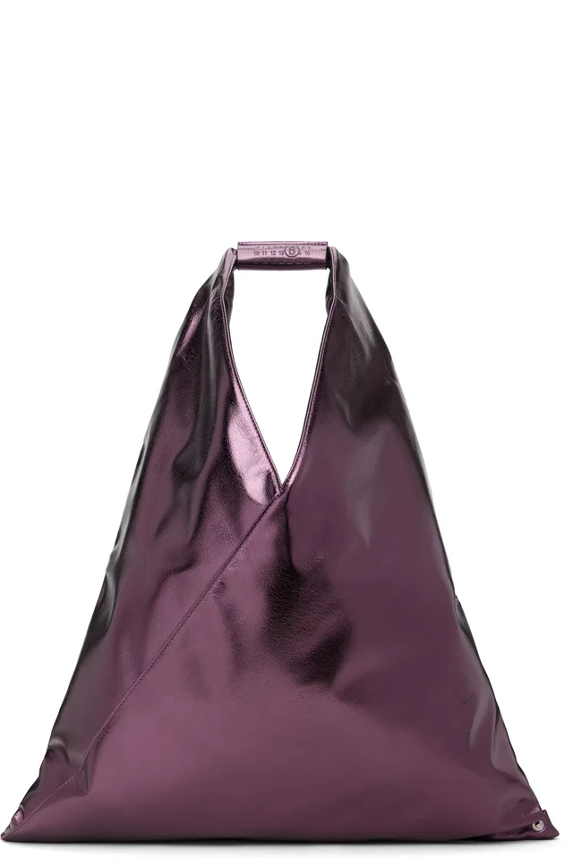 MM6 Maison Margiela Purple Classic Triangle Tote from SSENSE, photo 1 of 1