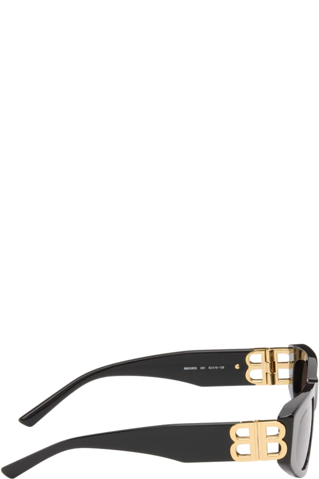 Balenciaga Black BB Sunglasses, photo 2 of 4 from SSENSE
