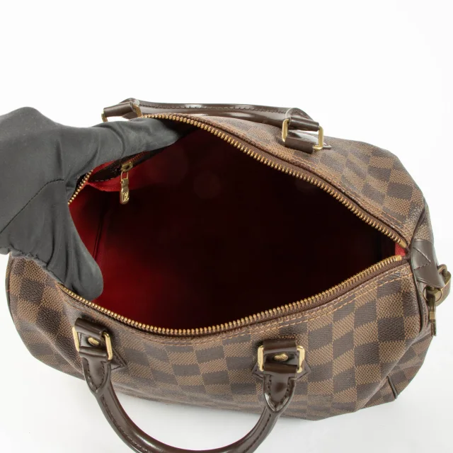 Louis Vuitton Speedy 30 Damier Ebene Bag in Brown Canvas from Labellov, photo 5 of 5