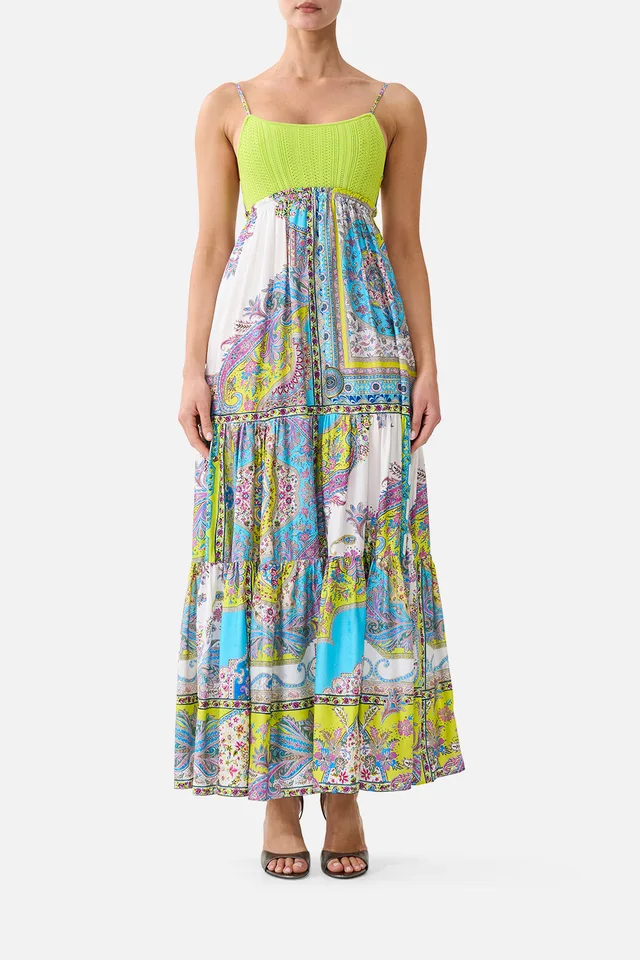 Camilla eBoutique LONG DRESS WITH KNIT FRONT BODICE MAGIC CARPET RIDE from CAMILLA, photo 1 of 1