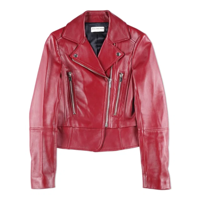 Balenciaga Classic Leather Biker Jacket in Leather from HEWI