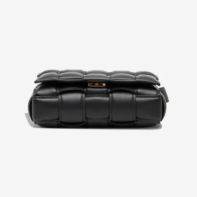 Bottega Veneta Cassette Small Lamb Black in Black Lambskin from SACLÀB, photo 4 of 6