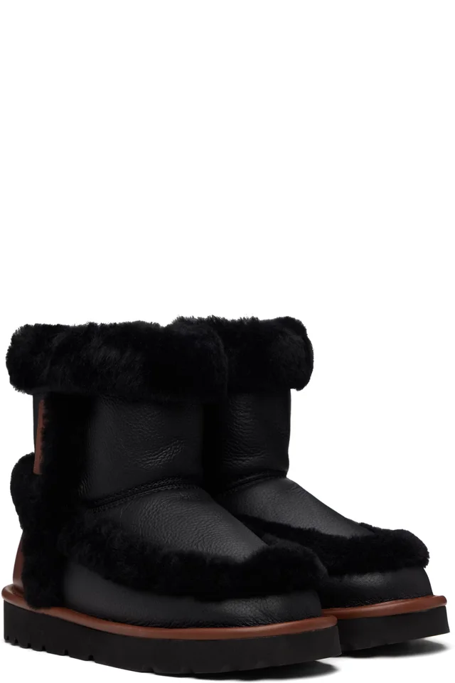Chloé Black & Brown Dolcie Ankle Boots, photo 4 of 4 from SSENSE