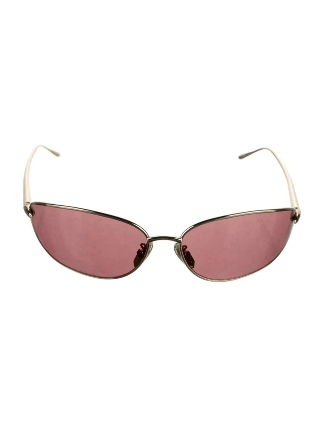 Loewe Cat-Eye Tinted Sunglasses w/ Tags in gold from The RealReal