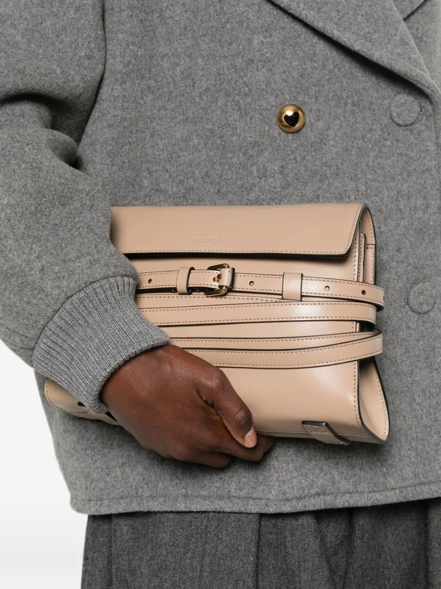 Moschino Tie Me belt-detail shoulder bag, photo 4 of 5 from SENSER