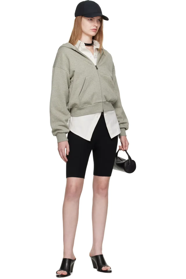 Fear of God ESSENTIALS Black Soft Rib Biker Shorts, photo 4 of 4 from SSENSE